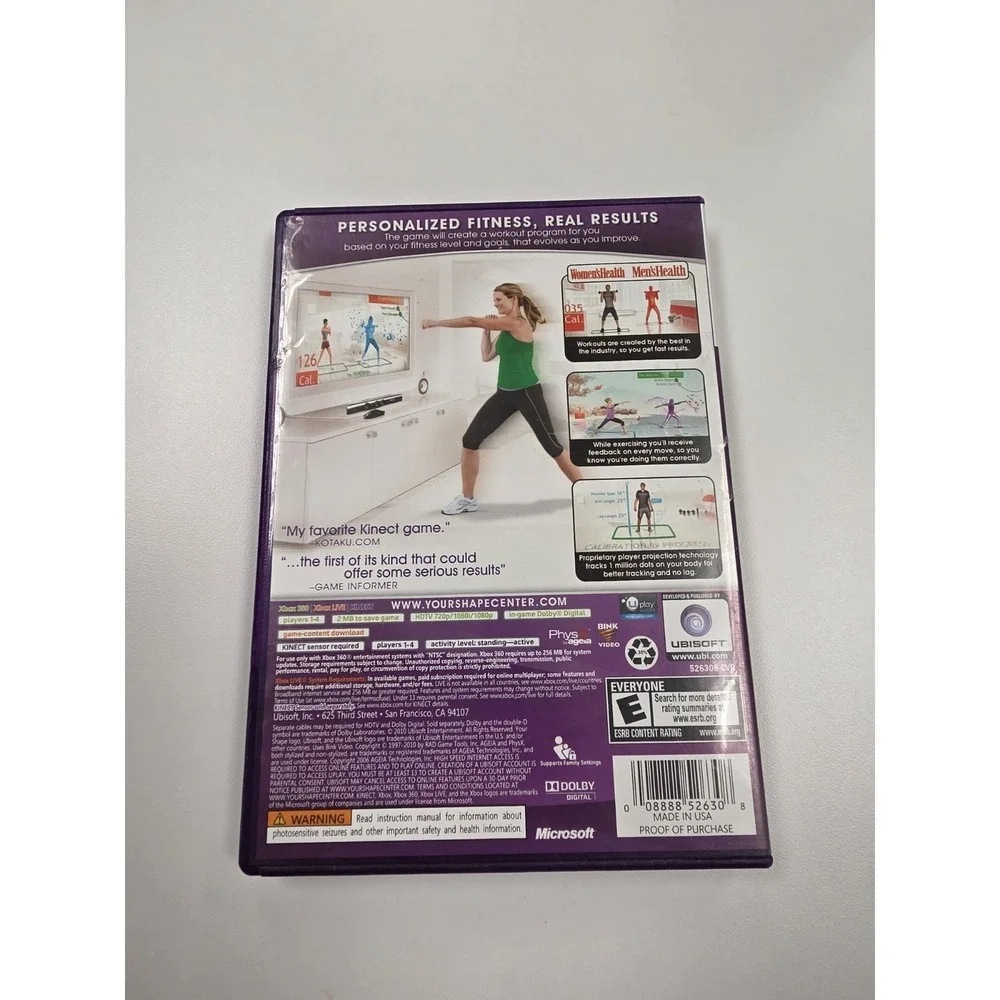 Your Shape: Fitness Evolved (Microsoft Xbox 360, 2010)